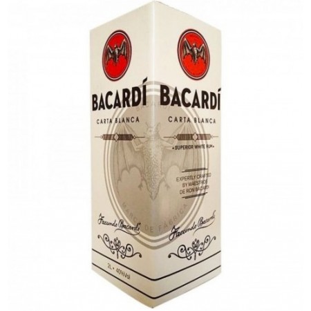 Бакарди Карта Бланка 2 литра(bacardi carta blanca 2l)